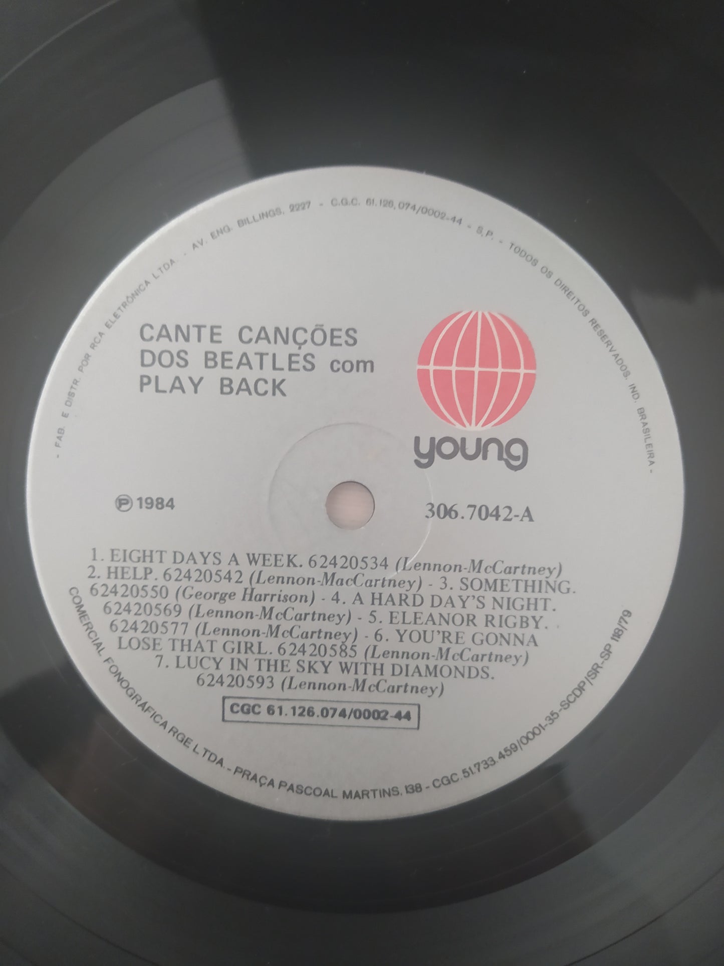 Lp Vinil The Beatles Cante Canções Com Playback
