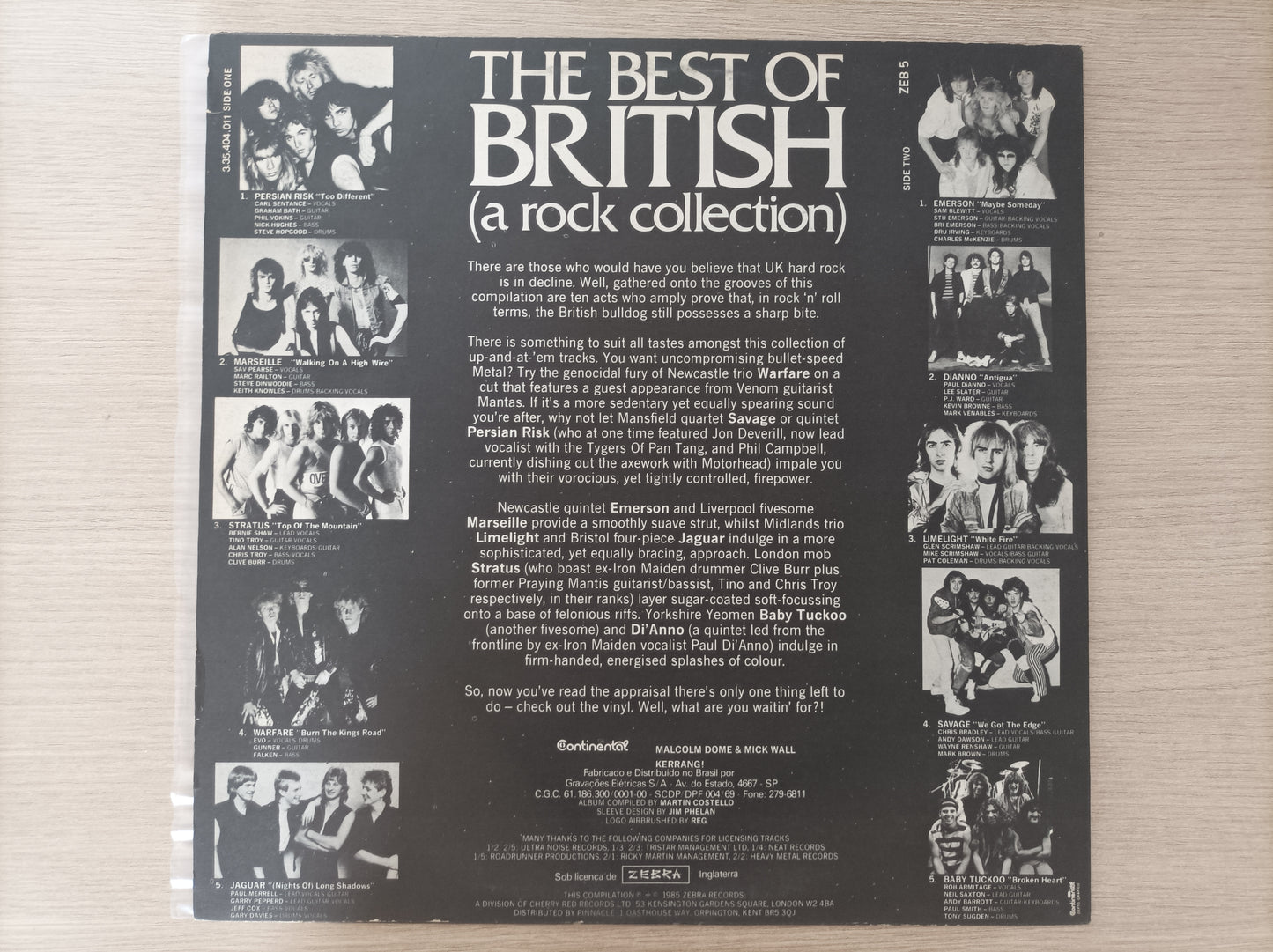 Lp Vinil The Best Of British A Rock Collection