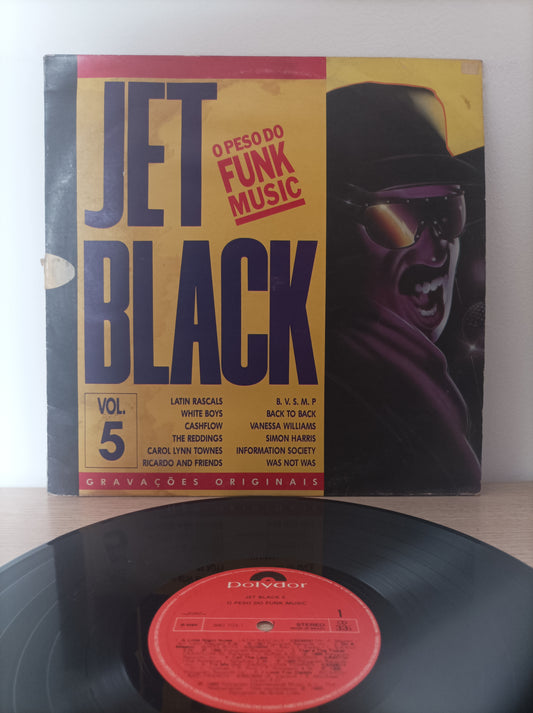 Lp Vinil Jet Black O peso do funk music Vol. 5