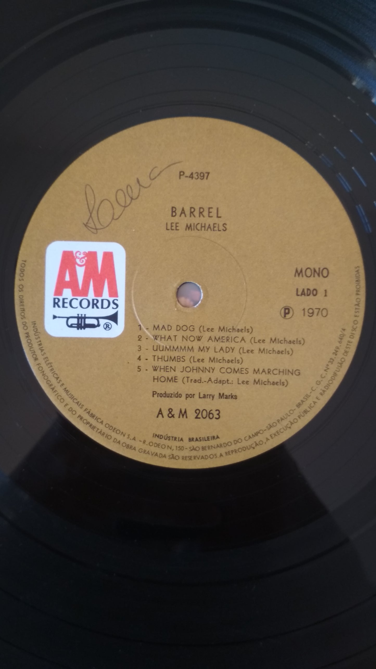 Lp Vinil Lee Michaels Barrel