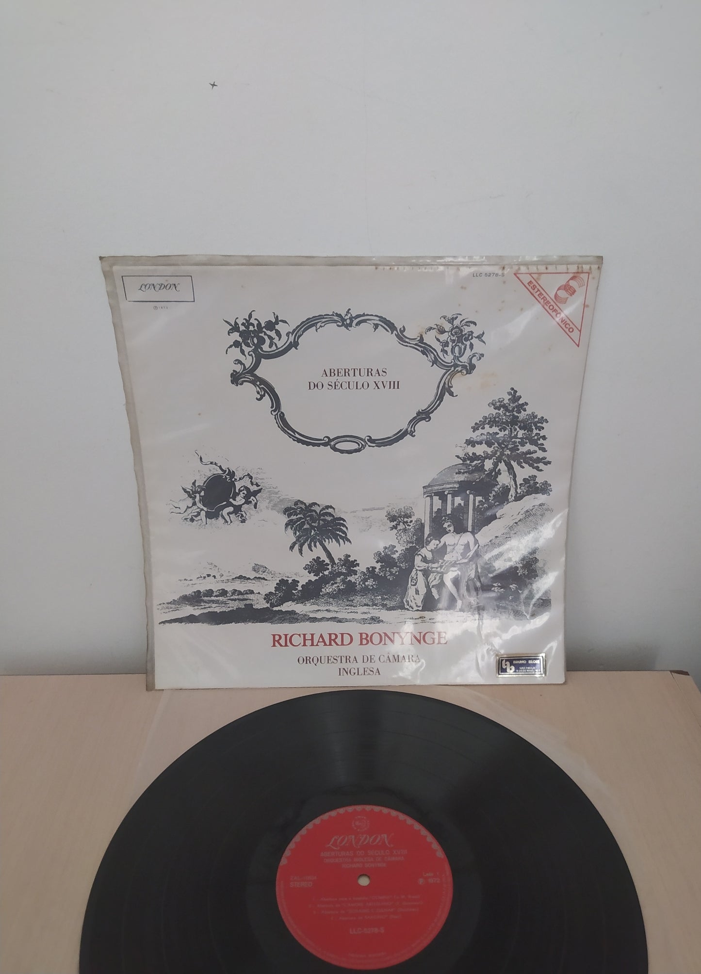 Lp Vinil Richard Bonynge Aberturas Do Século Xviii