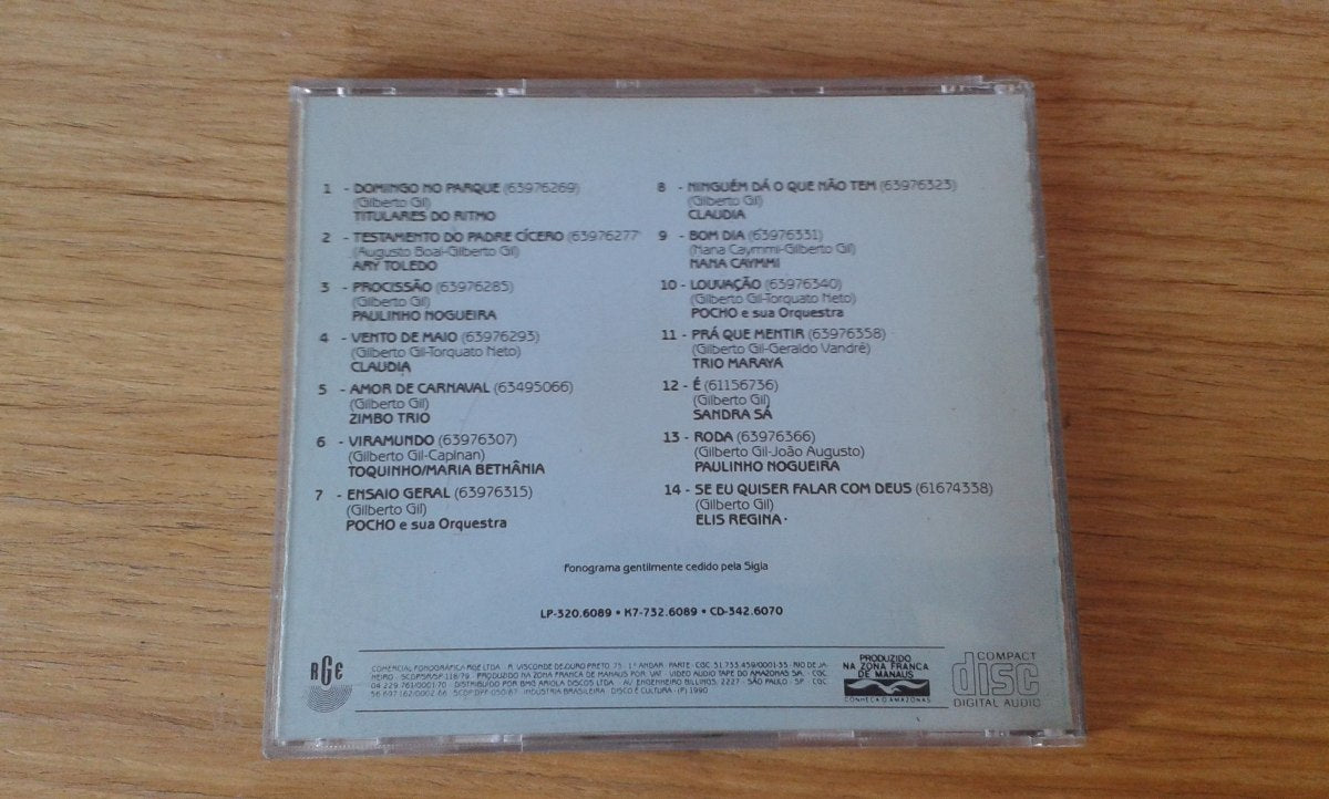 Cd Gilberto Gil Grandes Compositores