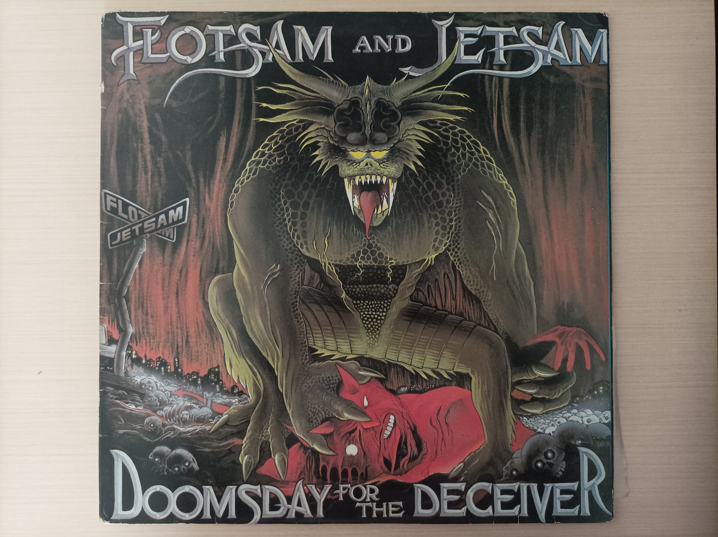 Lp Vinil Flotsam and Jetsam Doomsday for the Deceiver