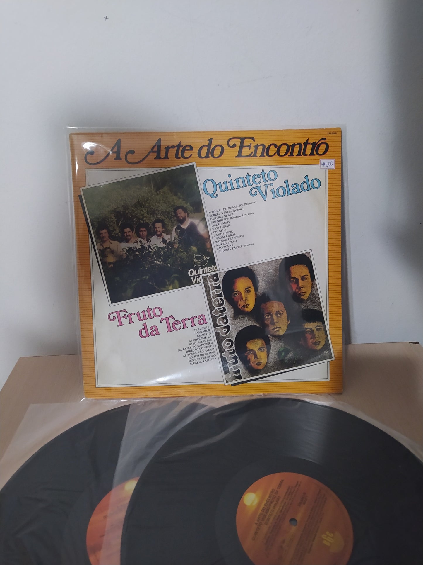 Lp Vinil Quinteto Violado Fruto Da Terra A Arte Do Encontro