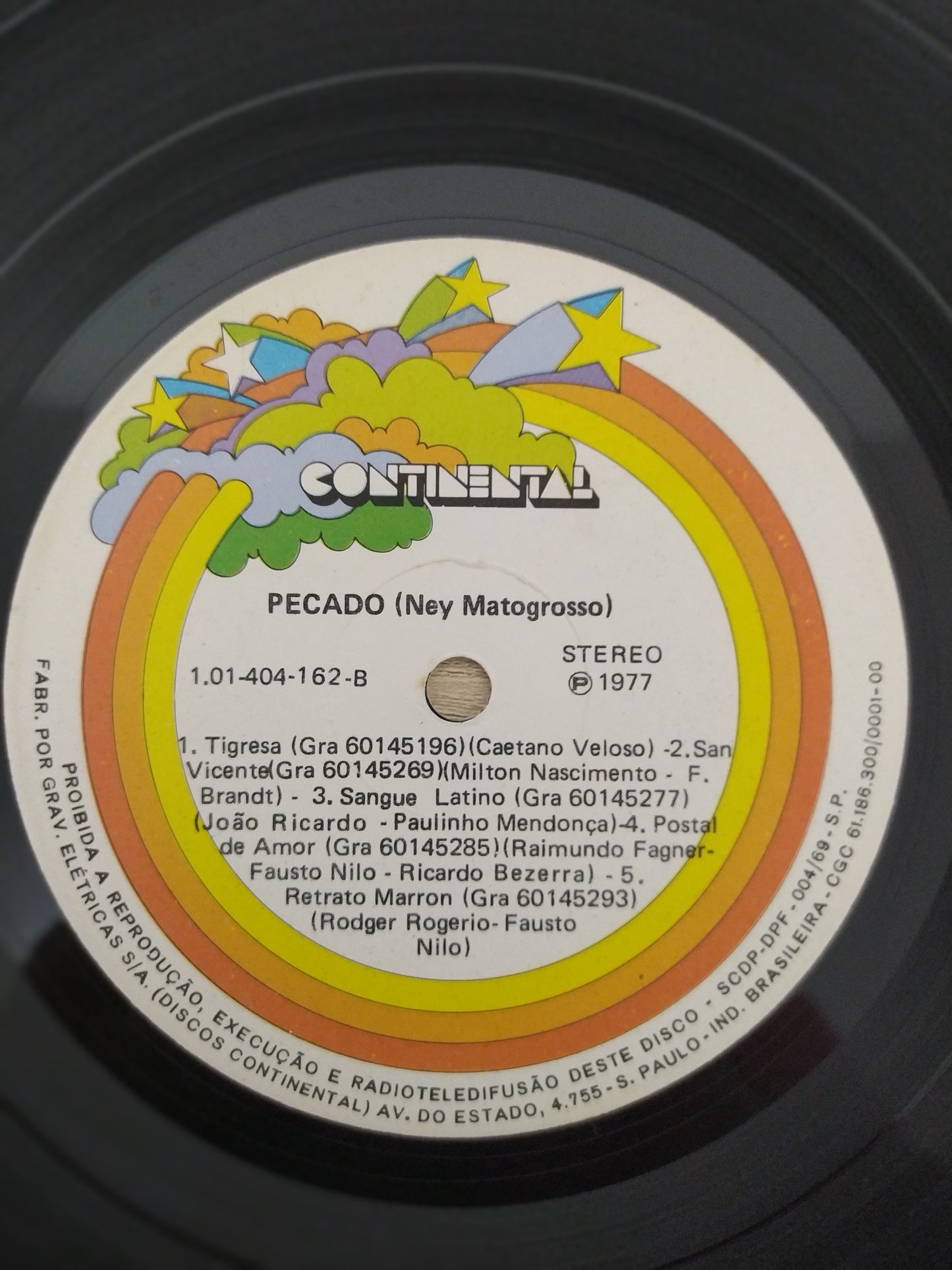 Lp Vinil Ney Matogrosso Pecado