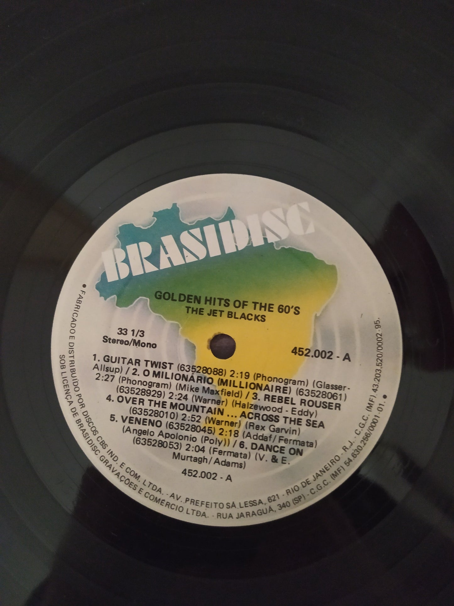 Lp Vinil The Jet Blacks Golden Hits Of 60's