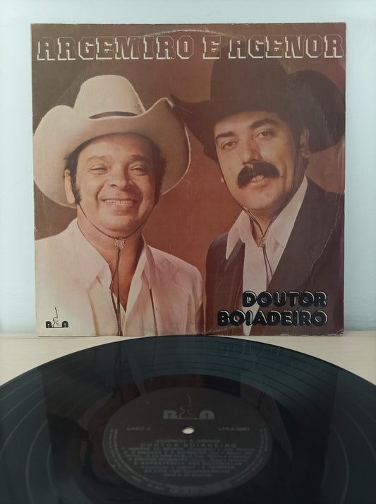 Lp Vinil Argemiro & Agenor Doutor Boiadeiro