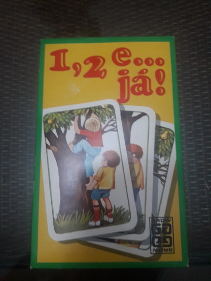 Jogo De Cartas 1,2e...já! Antigo