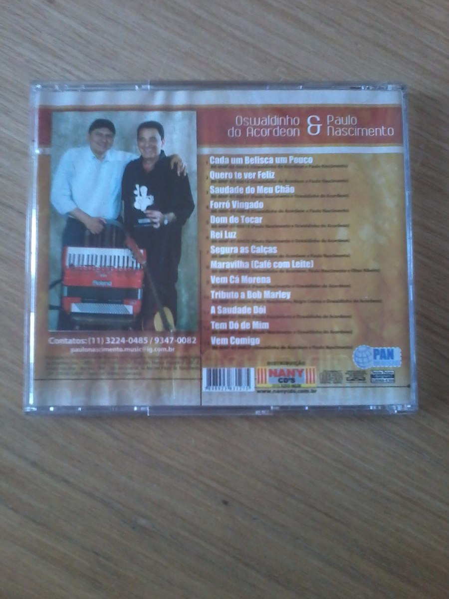 Cd Oswaldinho Acordeon Paulo Nascimento