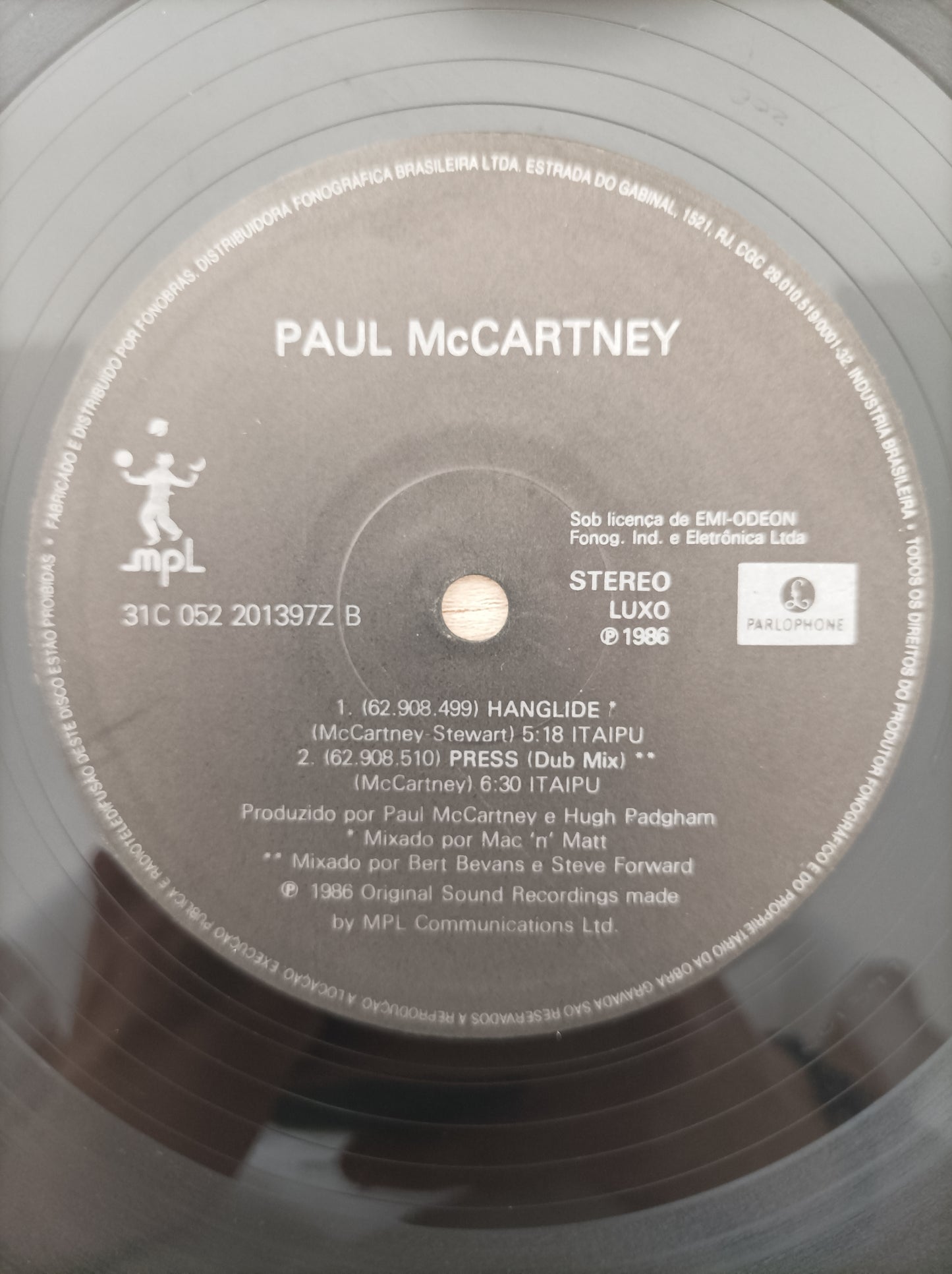 Lp Vinil Paul McCartney Press