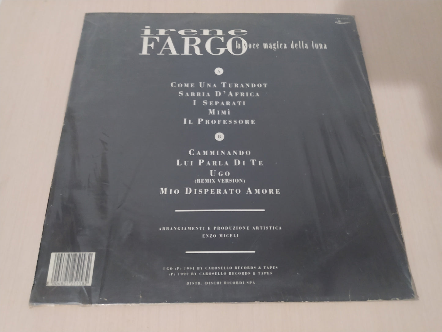 Lp Vinil Irene Fargo La Voce Magica Della Luna Com Encarte