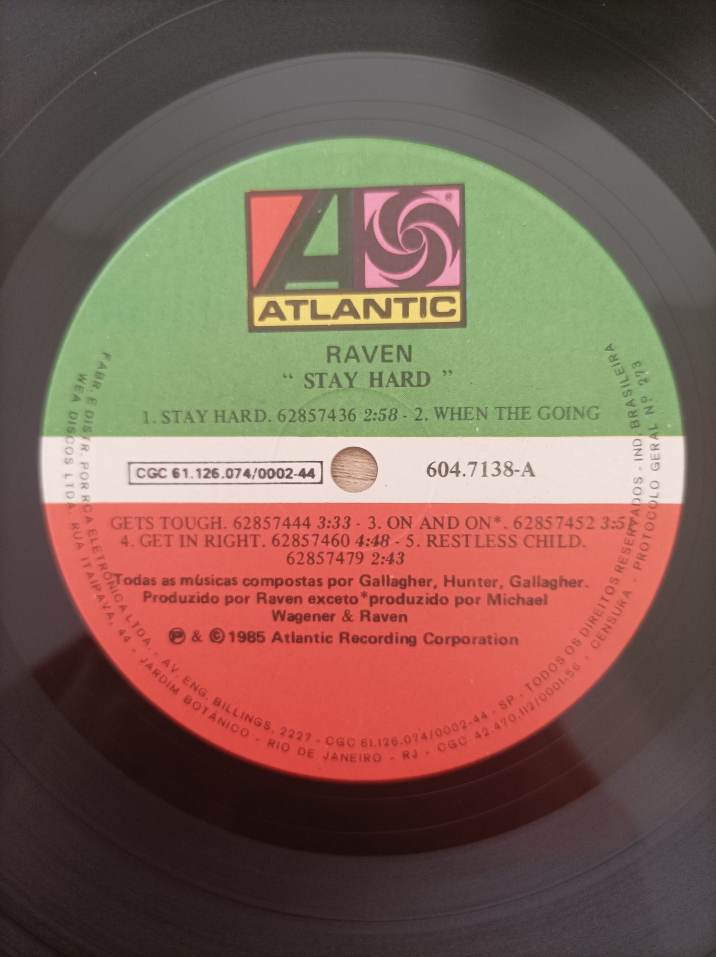 Lp Vinil Raven Stay Hard