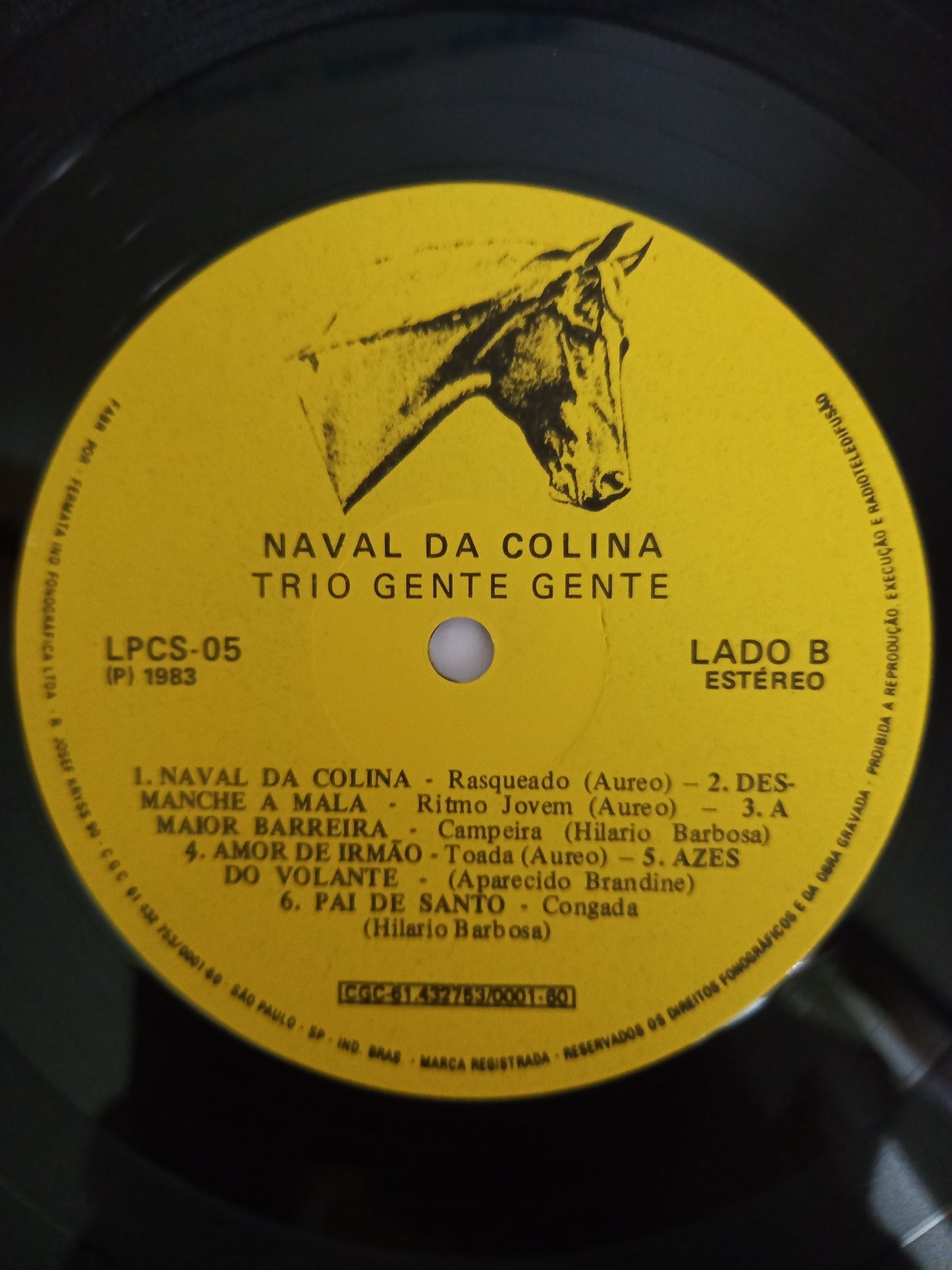 Lp Vinil Trio Gente Gente Naval Da Colina Com Encarte