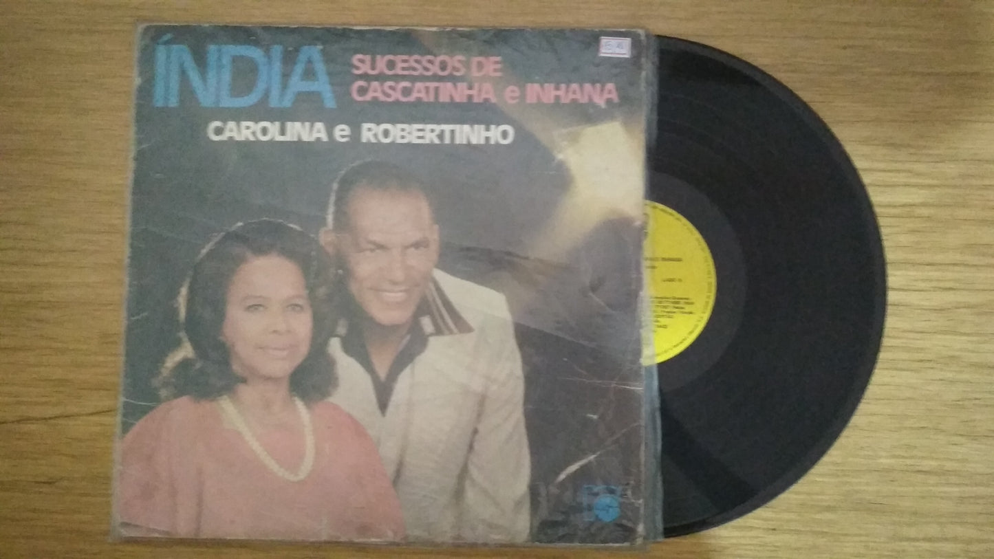 Lp Vinil Carolina e Robertinho Índia