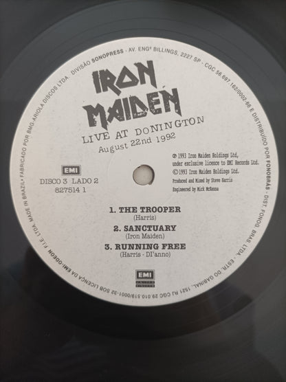 Lp Vinil Iron Maiden Live at Donington Triplo