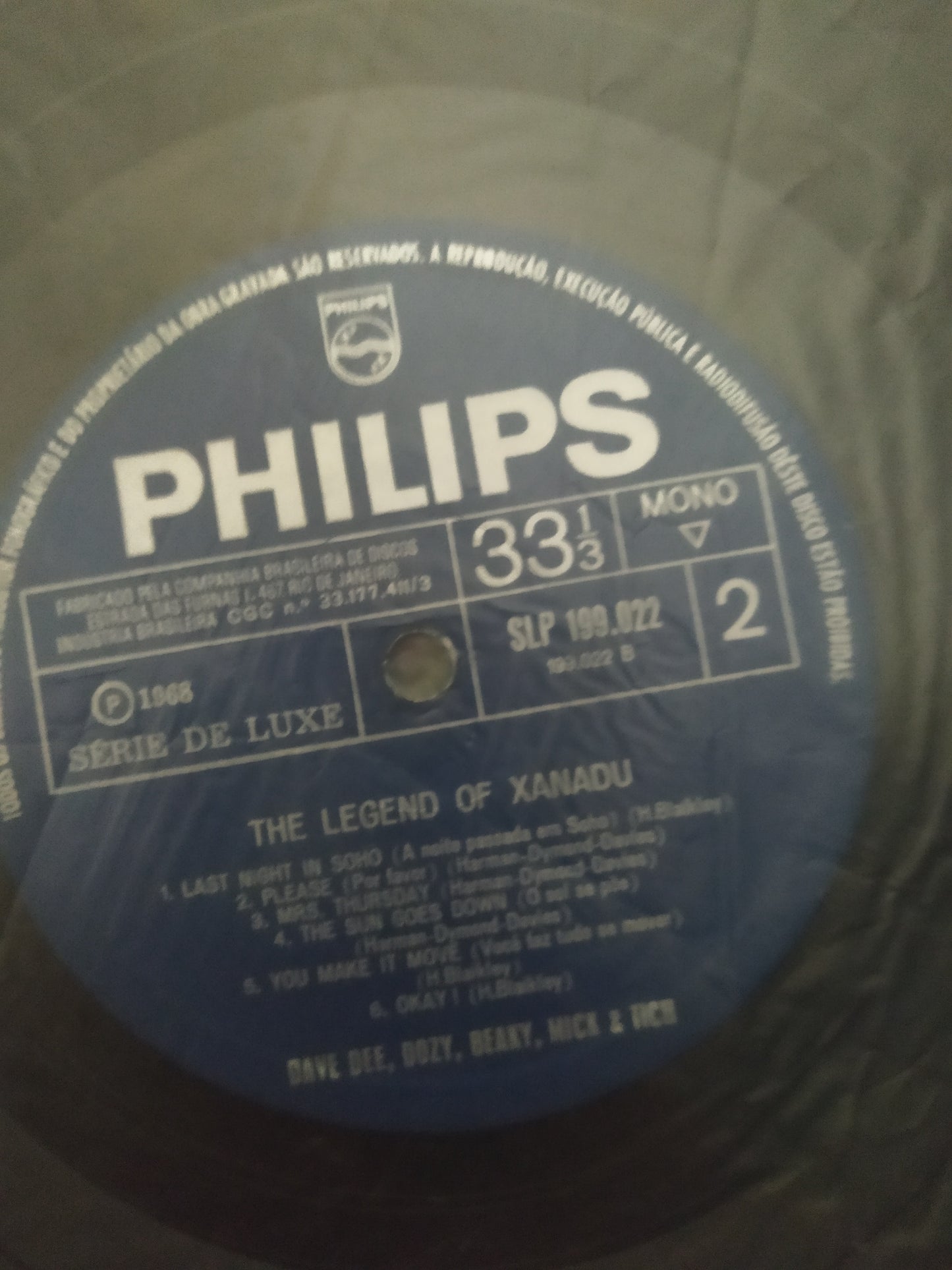 Lp Vinil Dave Dee Dozy Beaky Mick Tich The Legend Of Xanadu