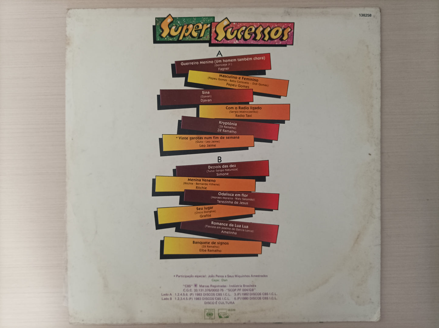Lp Vinil Super Sucessos