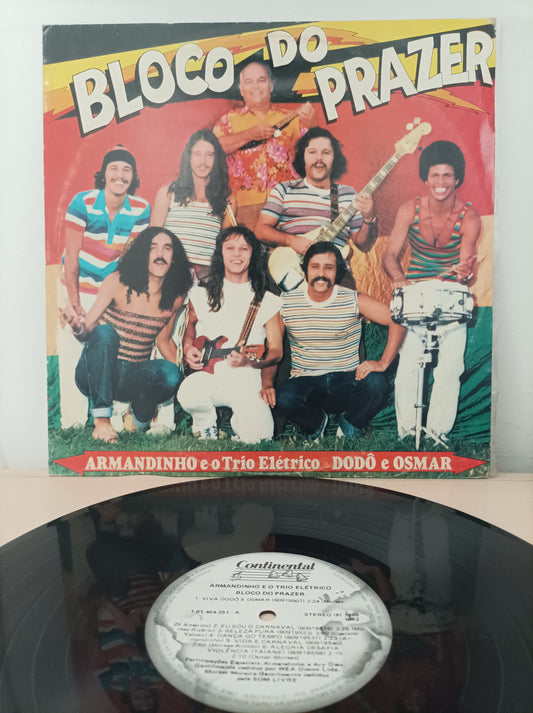 Lp Vinil Armandinho e o trio Dodô & Osmar Bloco do Prazer
