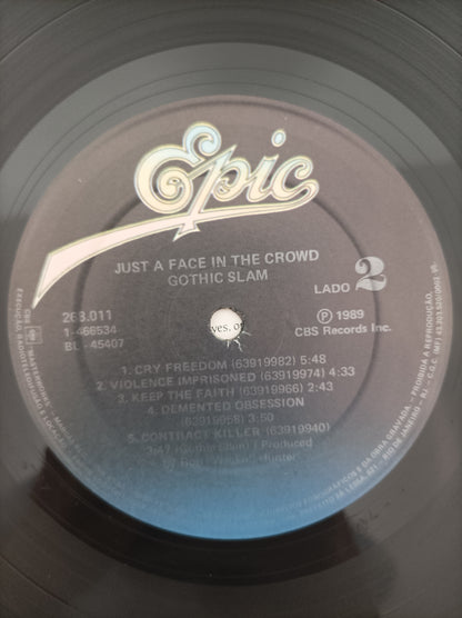 Lp Vinil Gothic Slam Just A Face in The Crowd Com encarte