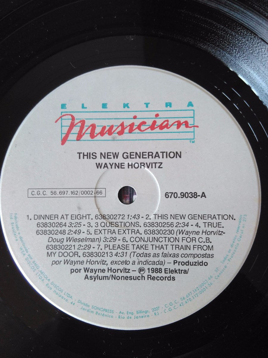 Lp Vinil Wayne Horvitz This New Generation