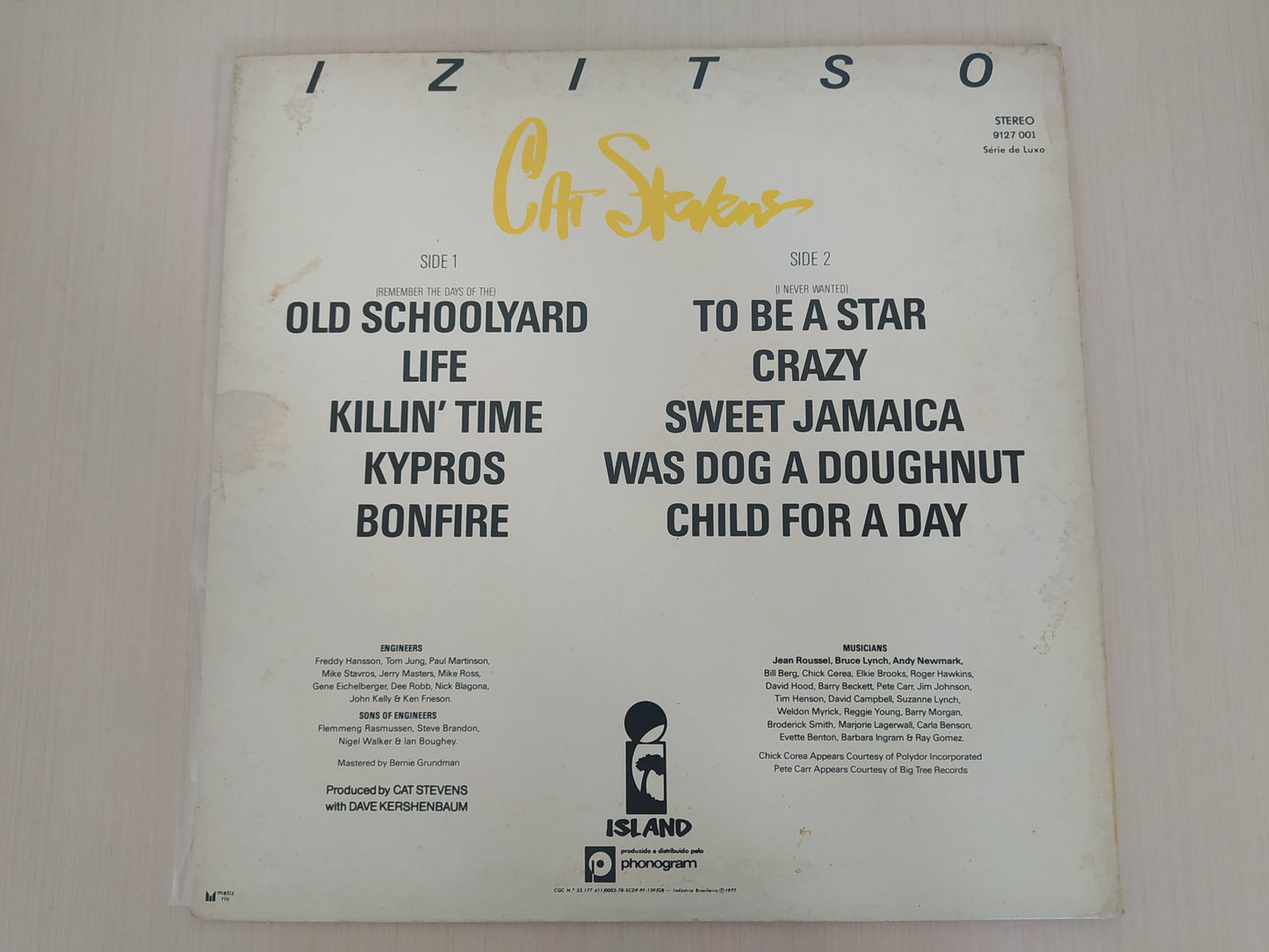 Lp Vinil Cat Stevens Izitso