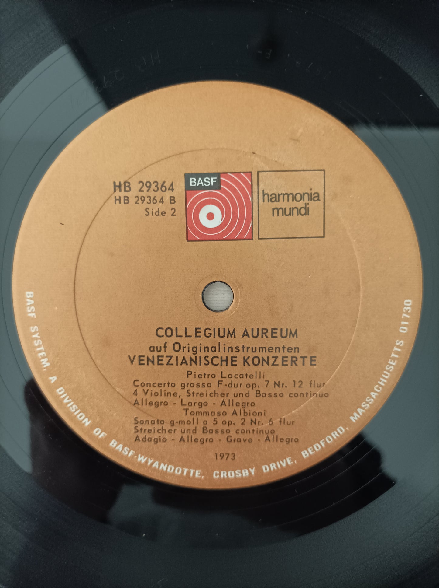 Lp Vinil Collegium Aureum Venezianische Konzerte