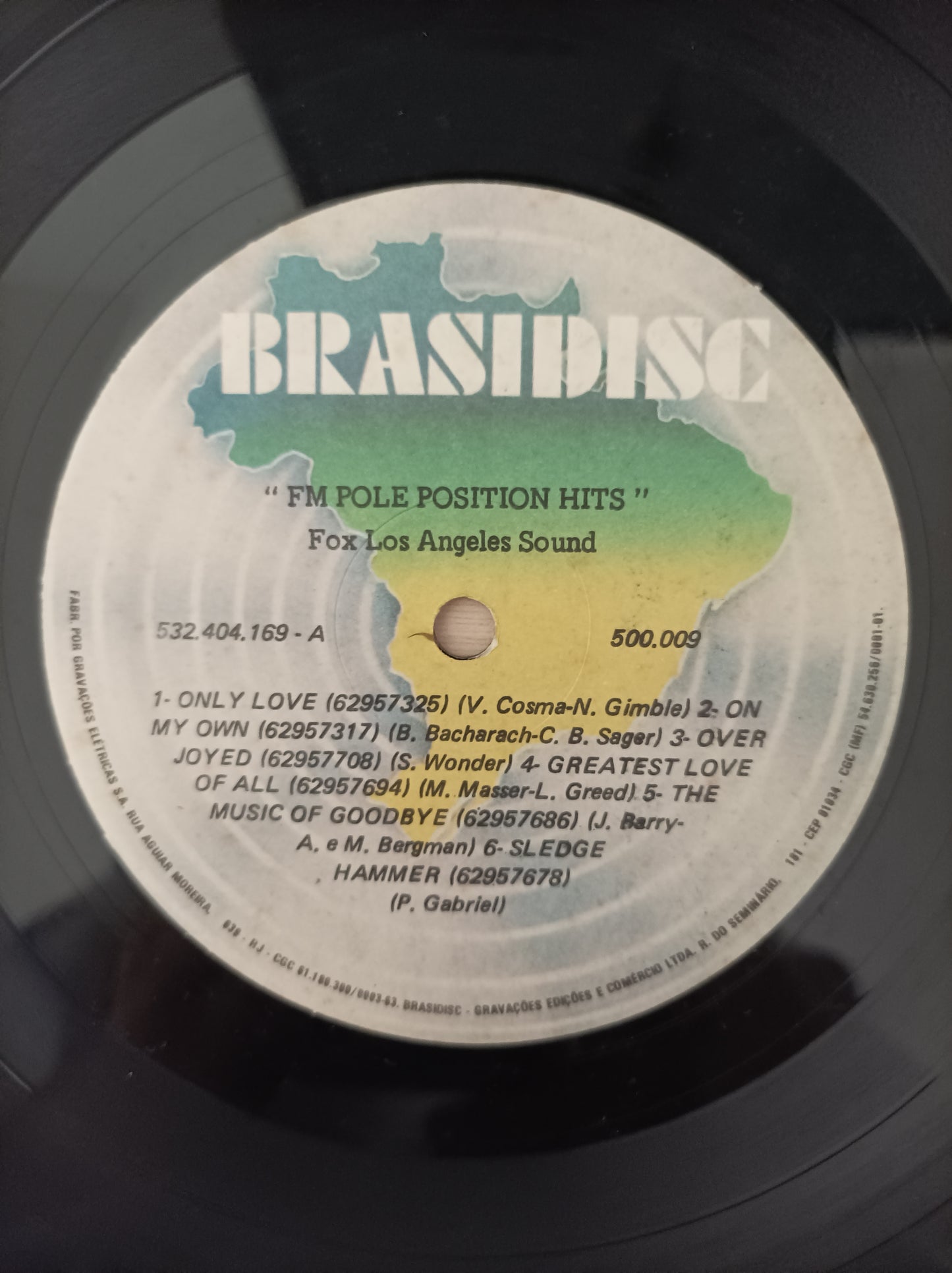 Lp Vinil FM Pole Position Hits Fox Los Angeles Sound