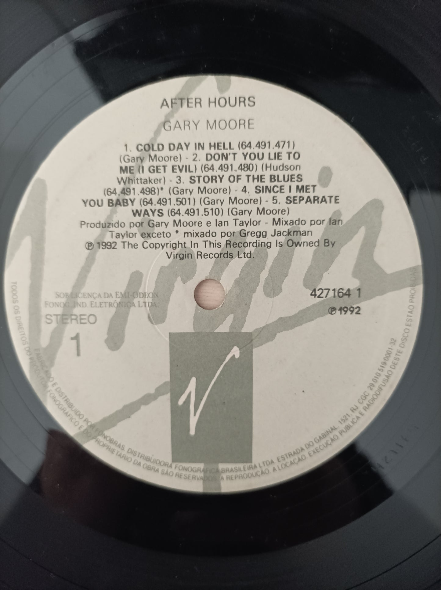 Lp Vinil Gary Moore After Hours