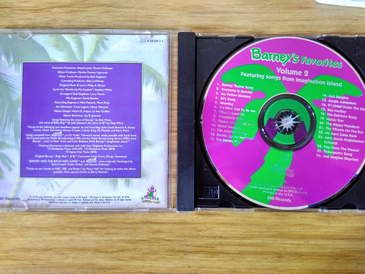 Cd Infantil Barney's Favorites Vol. 2