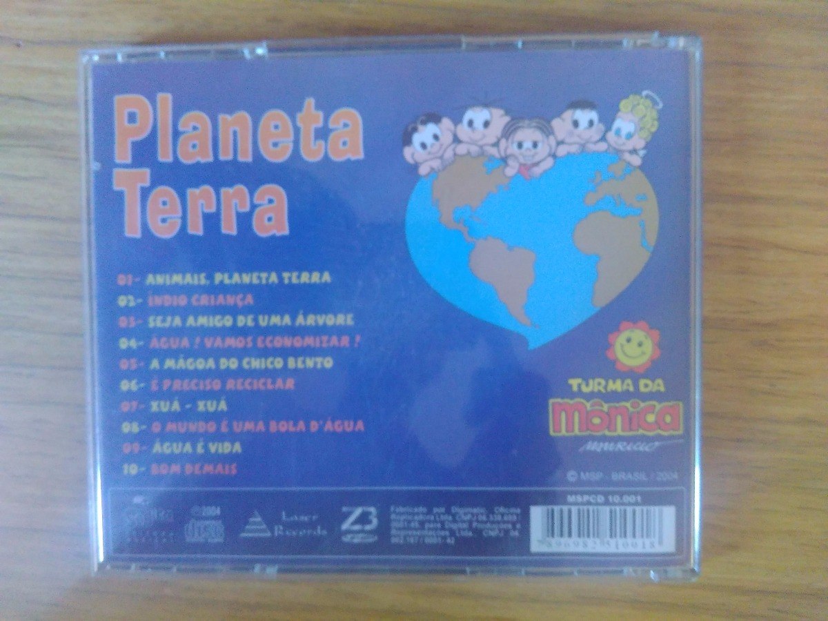 Cd Infantil Turma Da Mônica Planeta Terra