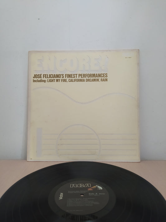 Lp Vinil Jose Feliciano Encore Finest performances Importado