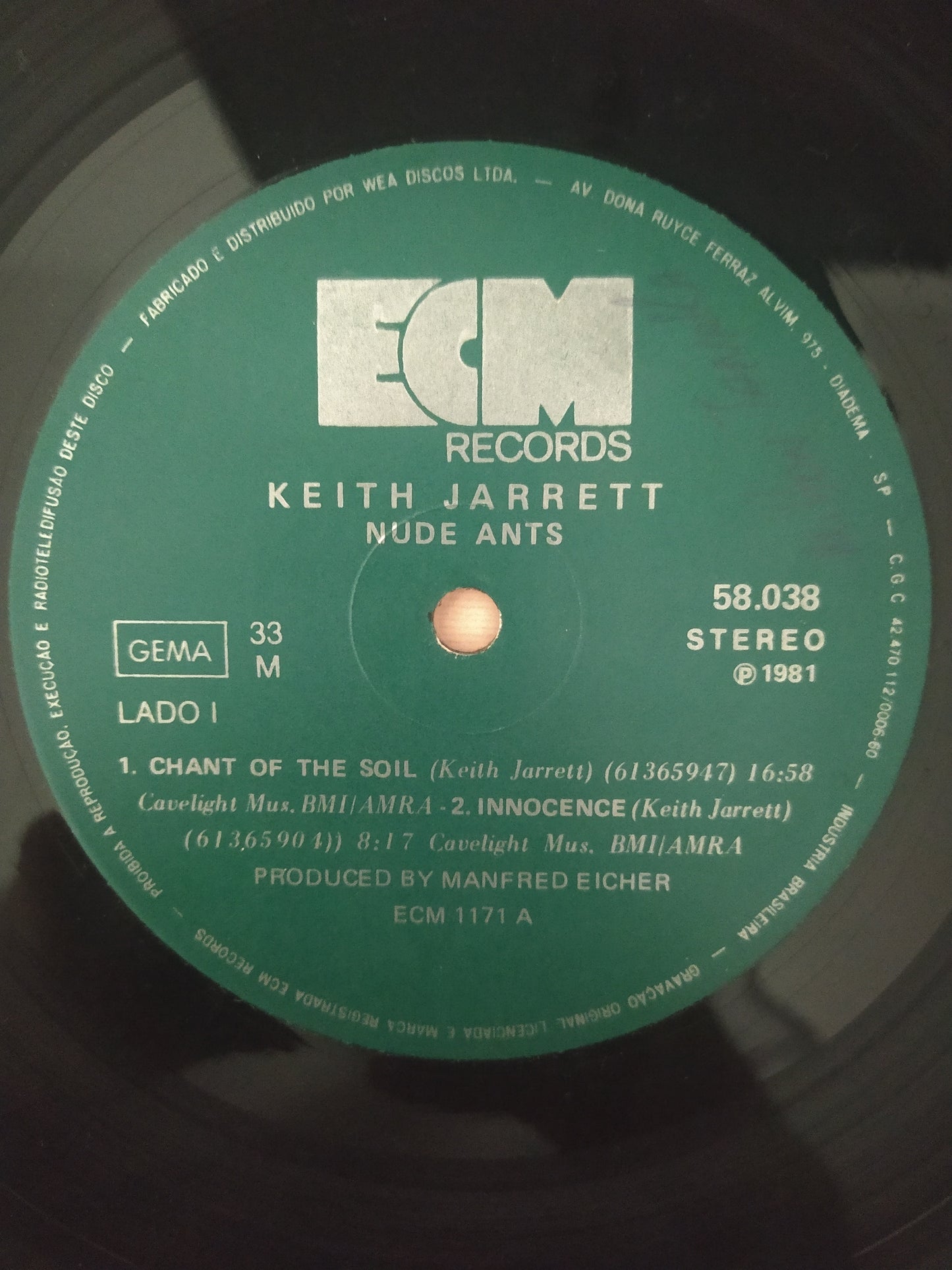 Lp Vinil Keith Jarrett Nude Ants Duplo