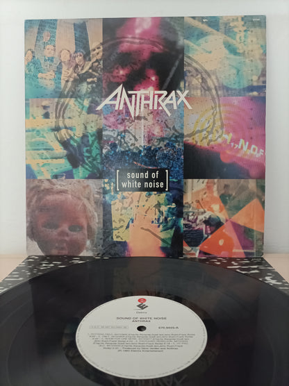 Lp Vinil Anthrax Sound of White Noise Com encarte