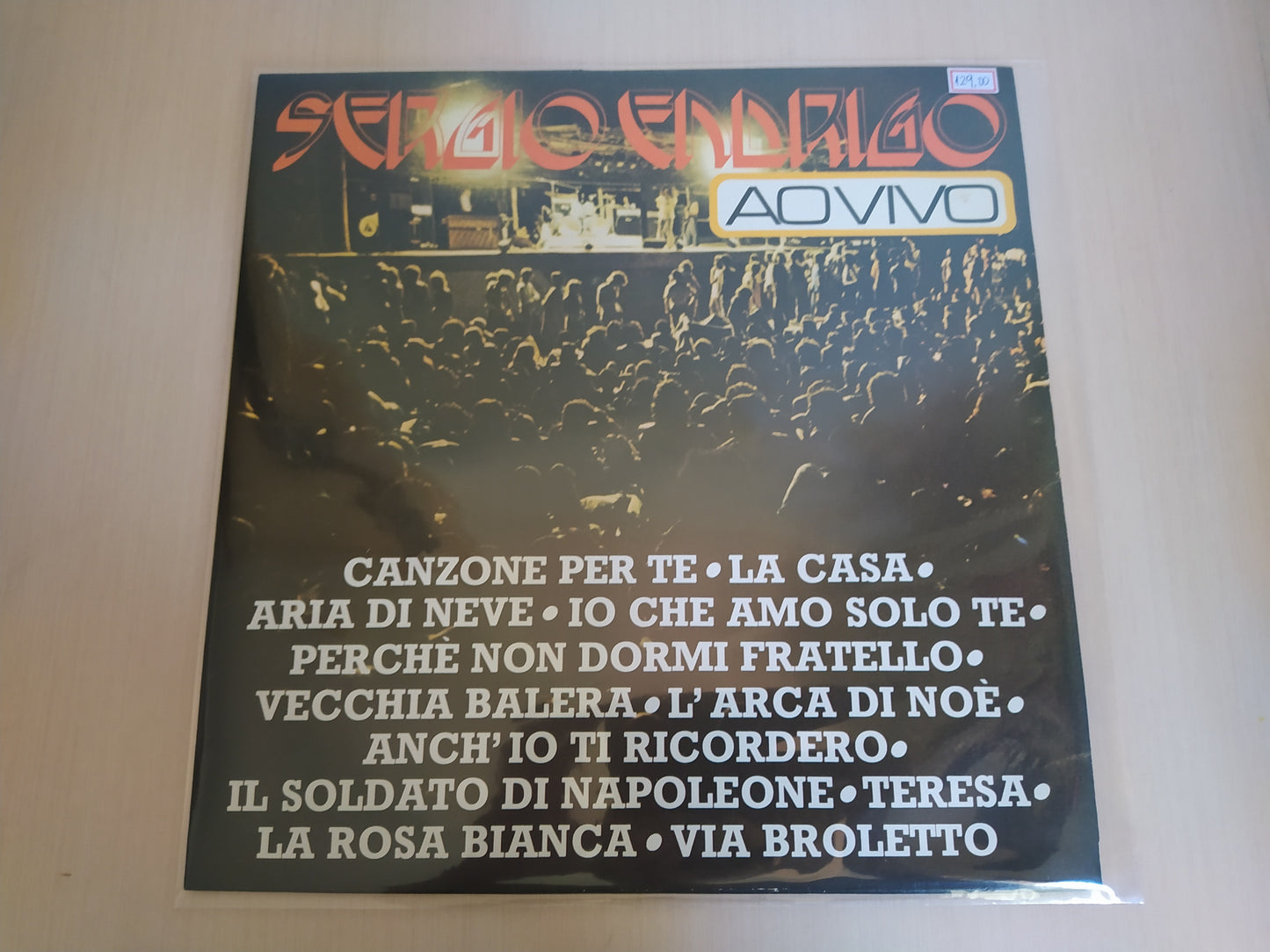 Lp Vinil Sergio Endrigo Ao Vivo