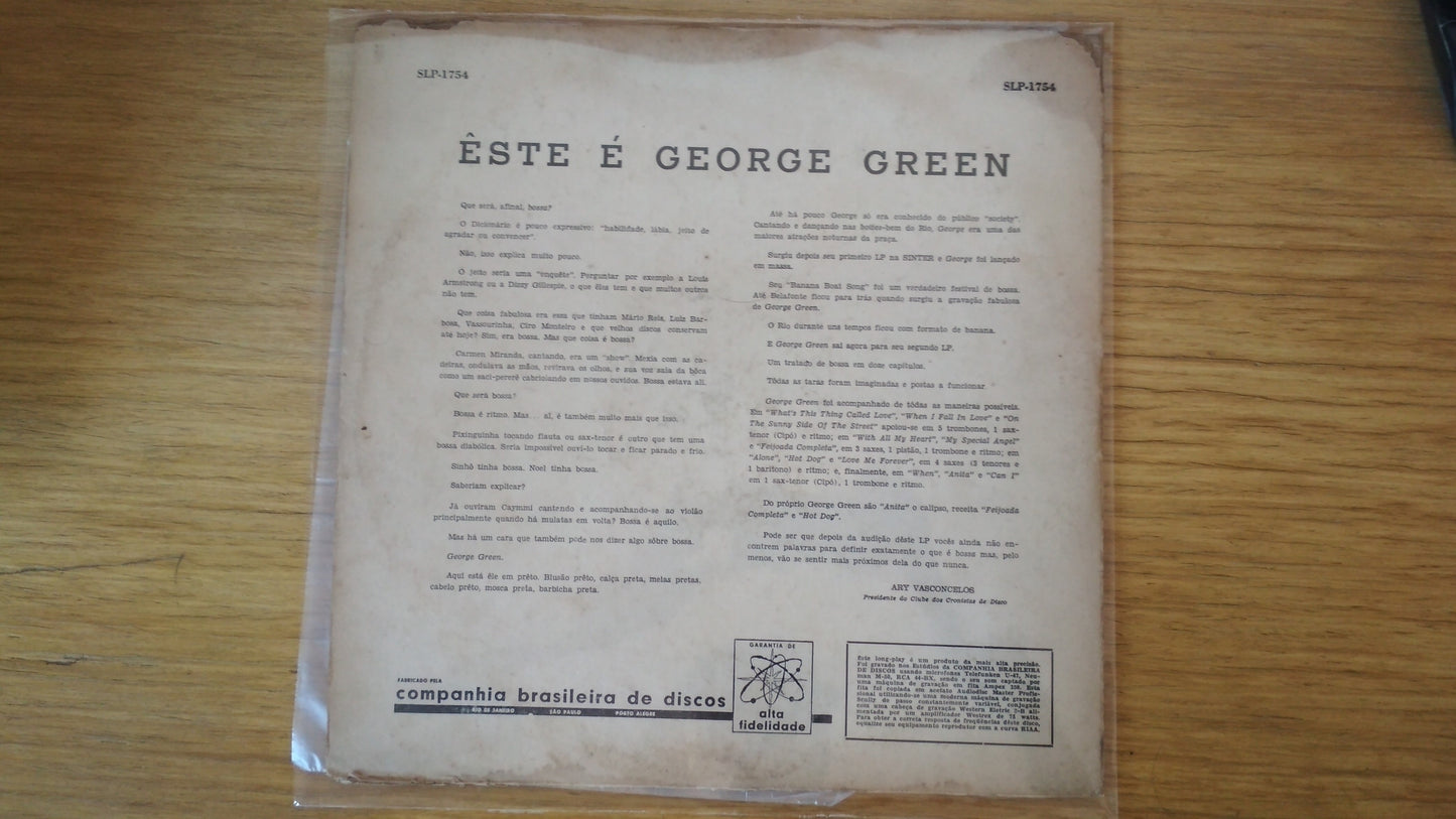 Lp Vinil George Green Este É
