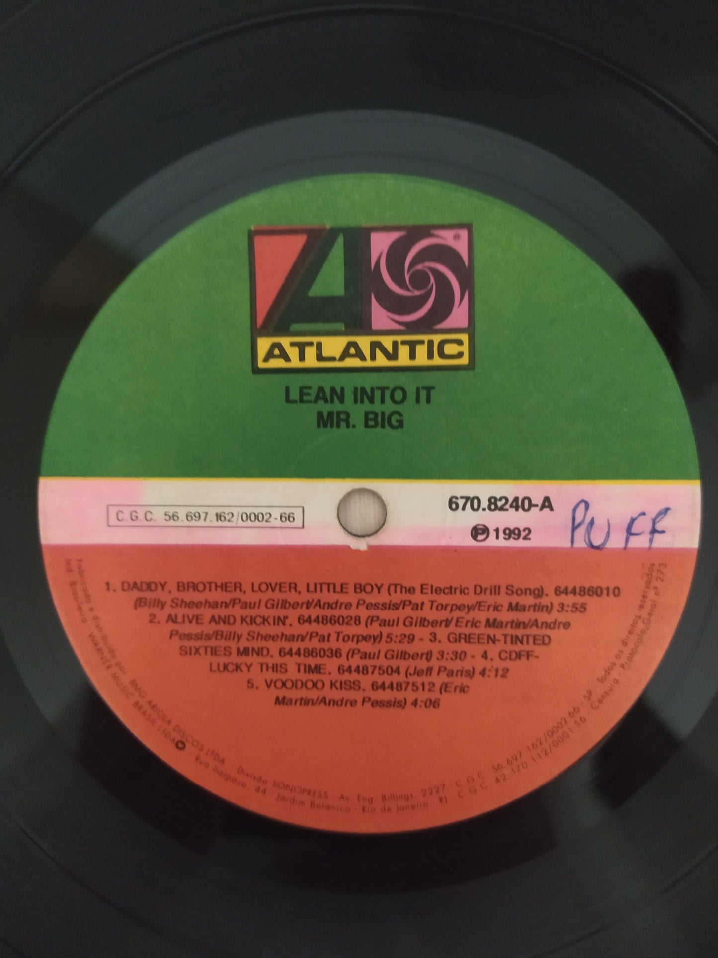 Lp Vinil Mr. Big Lean Into It , Leia