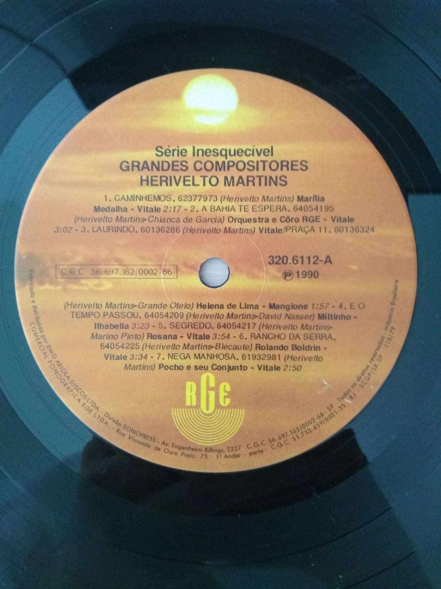 Lp Vinil Herivelto Martins Série Inesquecível Compositores