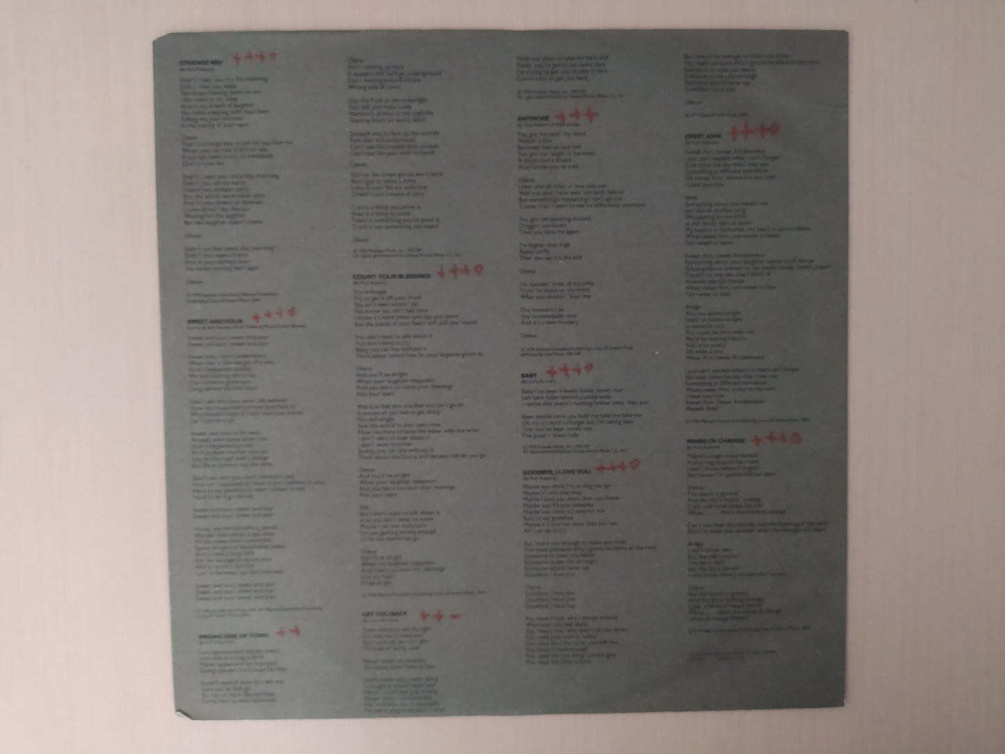 Lp Vinil Firefall Élan Com Encarte Importado