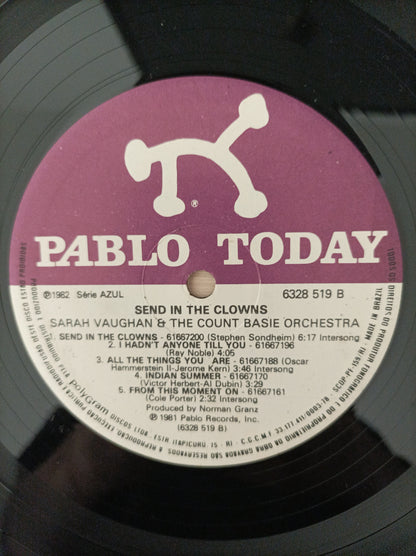Lp Vinil Sarah Vaughan and Count Basie Send in the Clowns