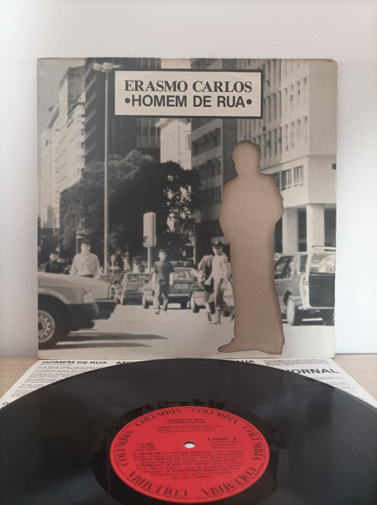 Lp Vinil Erasmo Carlos Homem de Rua Com encarte