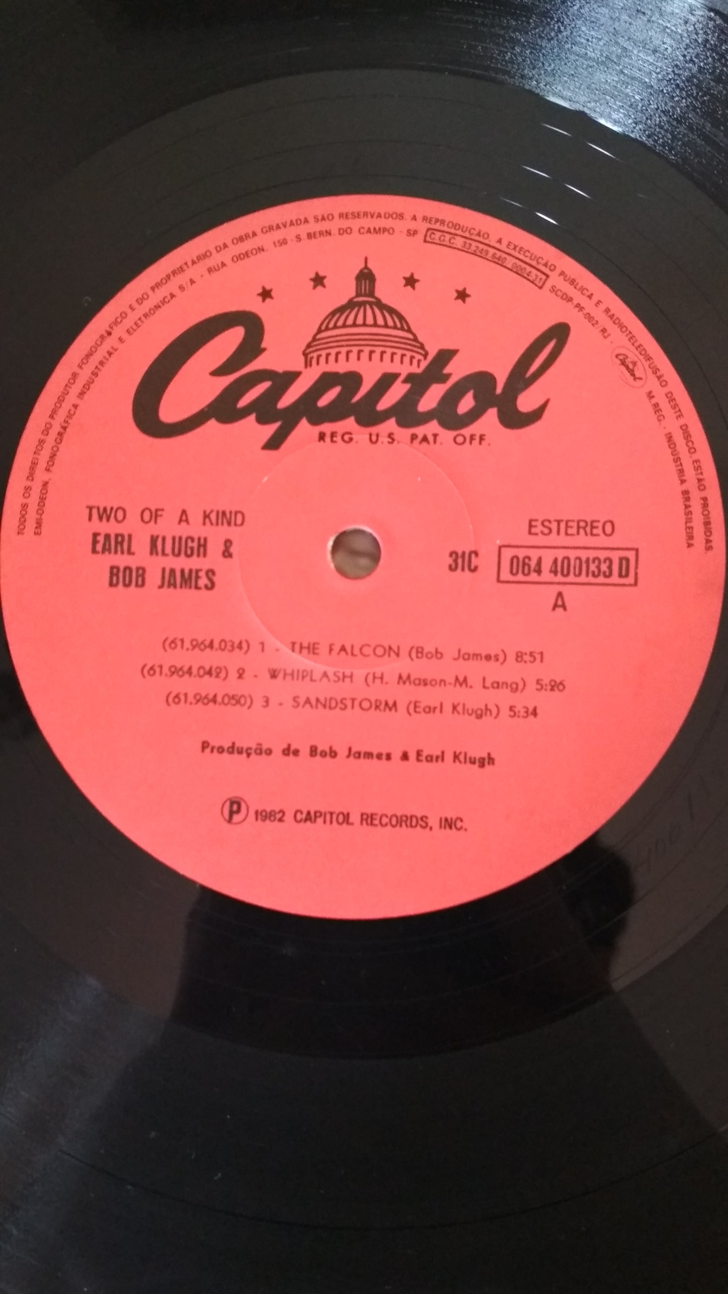Lp Vinil Earl Klugh And Bob James - Two Of A Kind