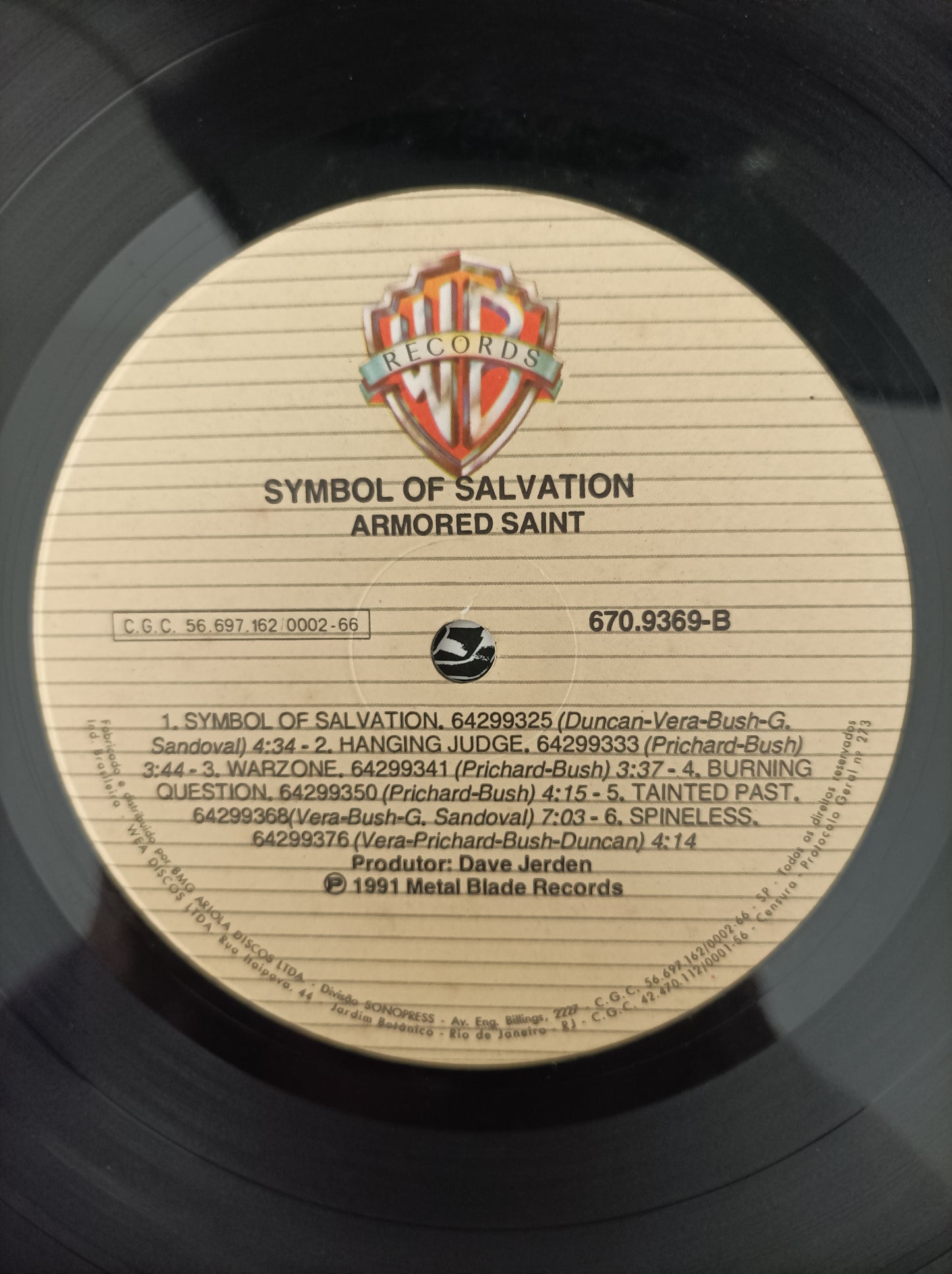 Lp Vinil Armored Saint Symbol of Salvation Com encarte