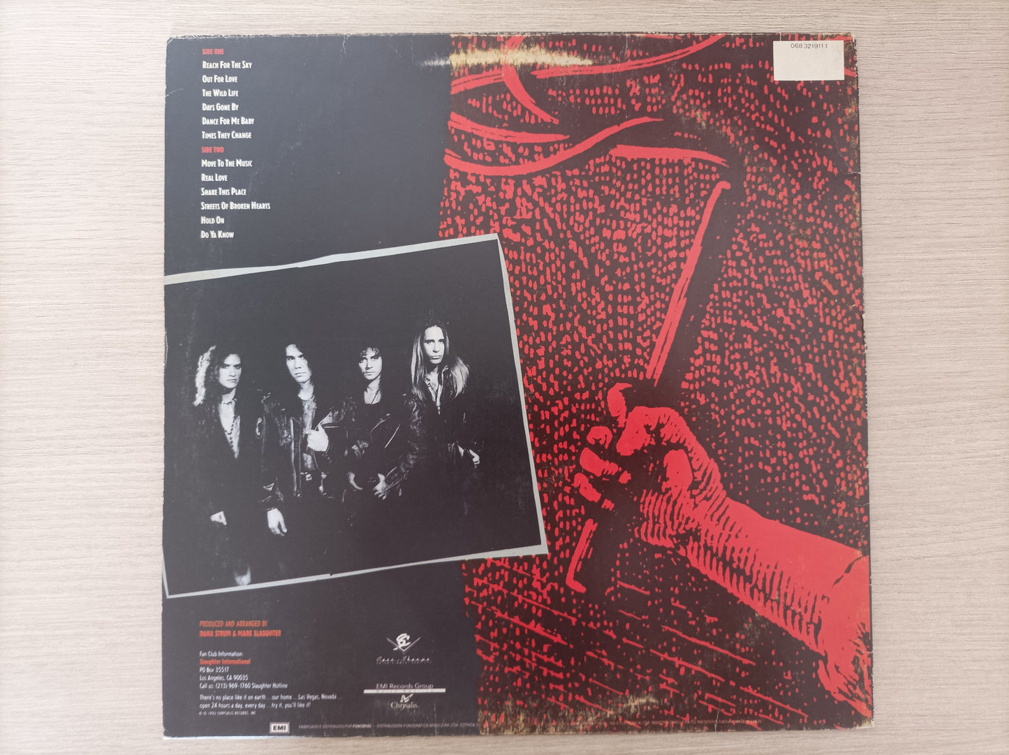 Lp Vinil Slaughter The Wild Life Com encarte