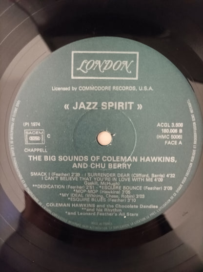Lp Vinil Coleman Hawkins and Chu Berry The Big Sounds of Importado