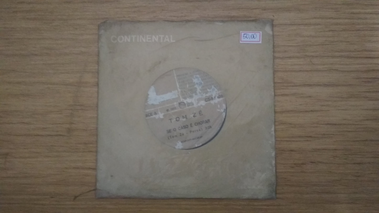 Lp Vinil Compacto Tom Zé Se o caso é chorar