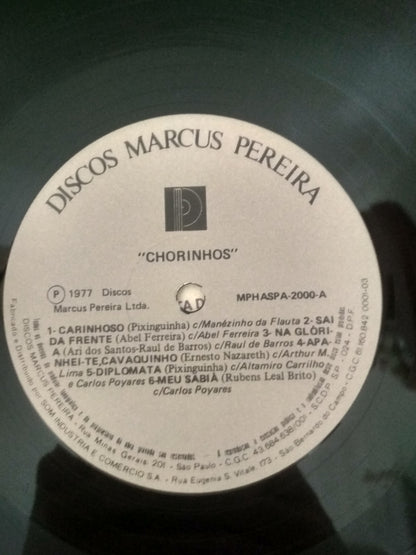 Lp Vinil Chorinhos, selo Marcus Pereira