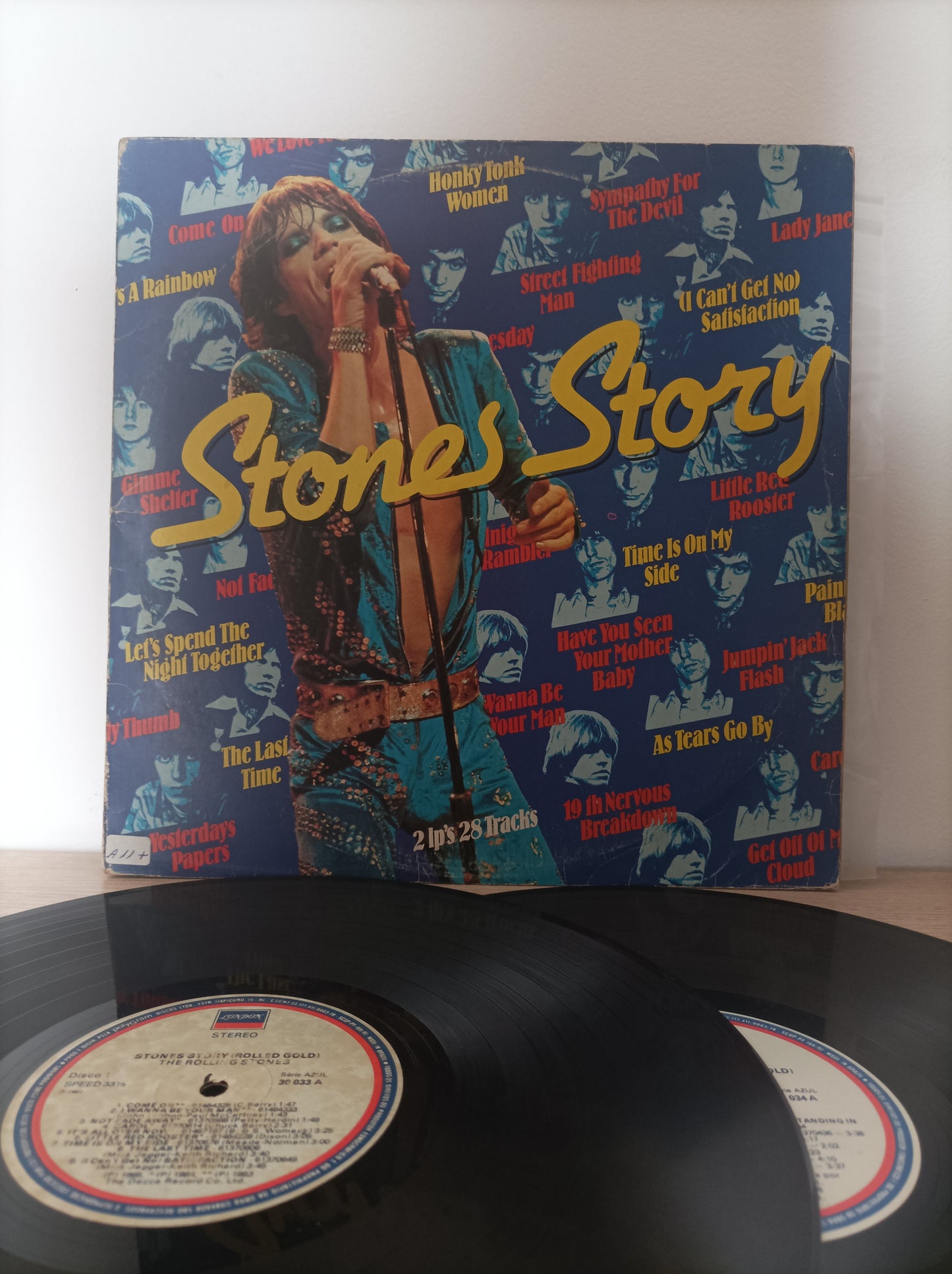 Lp Vinil The Rolling Stones Story Duplo Capa Dupla