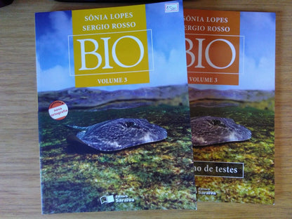 Livro Bio Volume 3 + Caderno De Testes