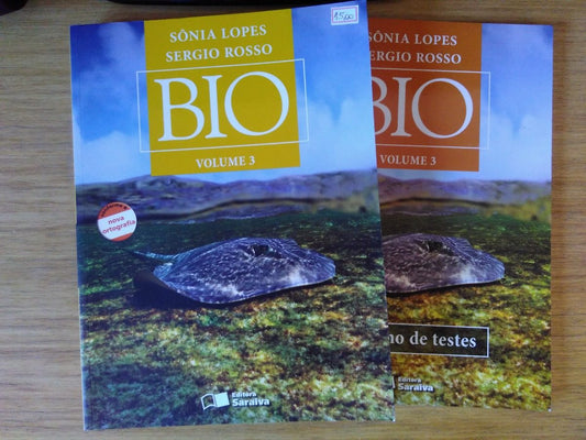 Livro Bio Volume 3 + Caderno De Testes