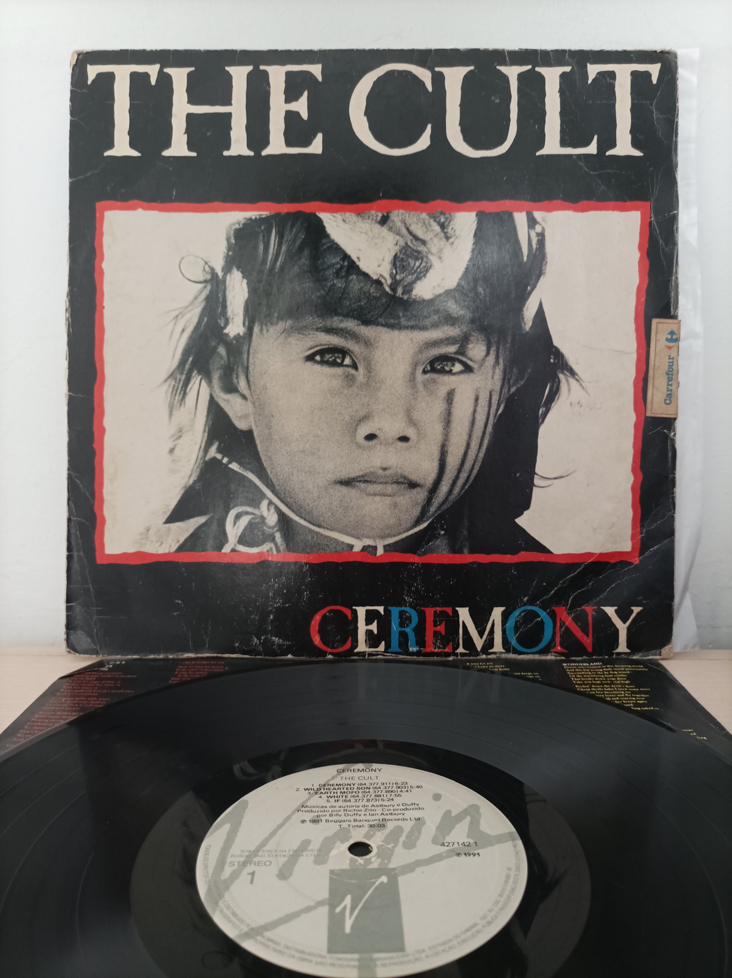 Lp Vinil The Cult Ceremony com encarte, Leia